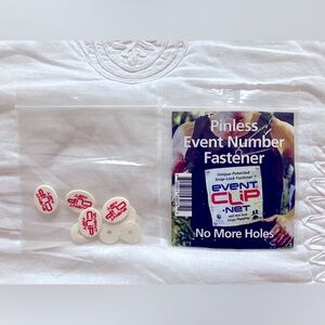 Event Clips painless number fasteners Reusable